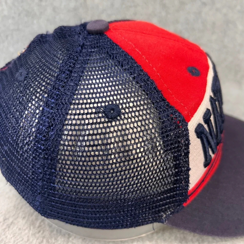 NATURALS Youth Navy Red Bimm Ridder Trucker Hat NW Arkansas Snapback OSFA